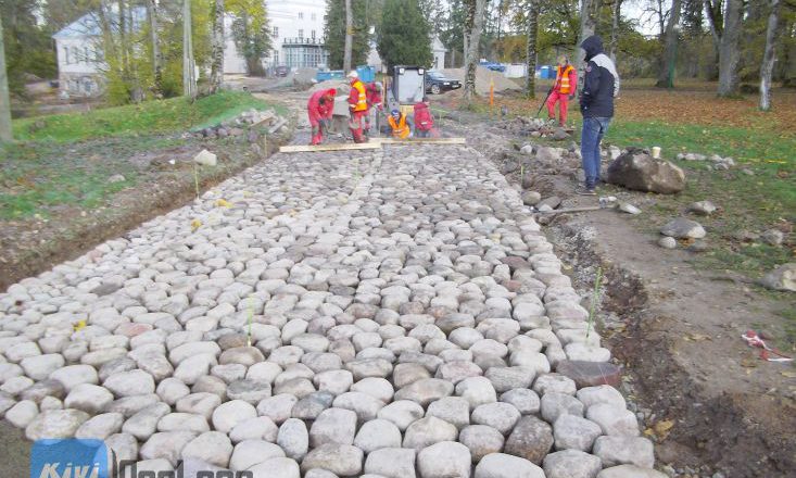 tänavakivi, äärekivi, maakivi, graniitkivi, parklate, platside ja teede ehitus