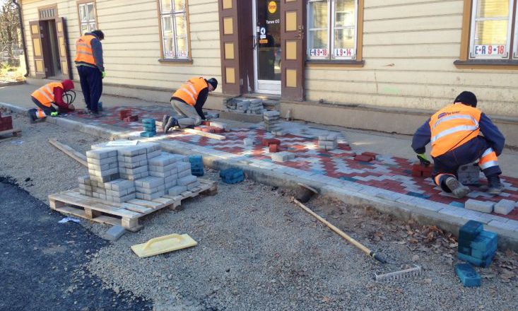 tänavakivi, äärekivi, maakivi, graniitkivi, parklate, platside ja teede ehitus