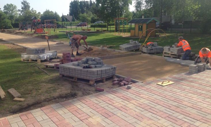 tänavakivi, äärekivi, maakivi, graniitkivi, parklate, platside ja teede ehitus