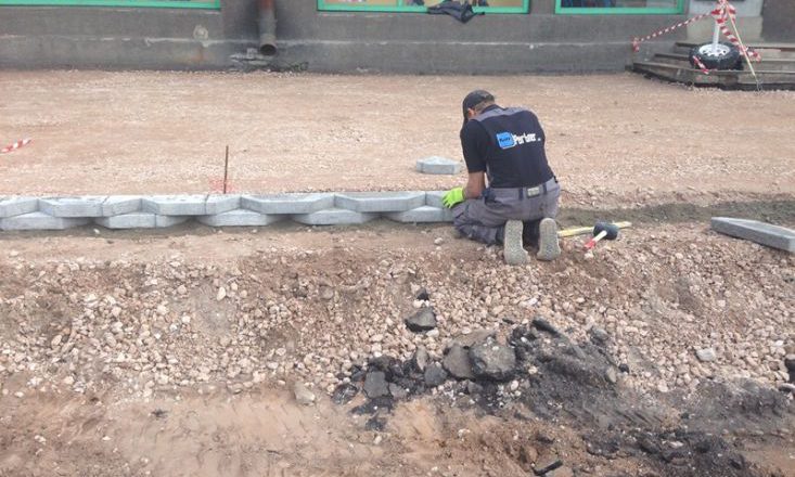 tänavakivi, äärekivi, maakivi, graniitkivi, parklate, platside ja teede ehitus